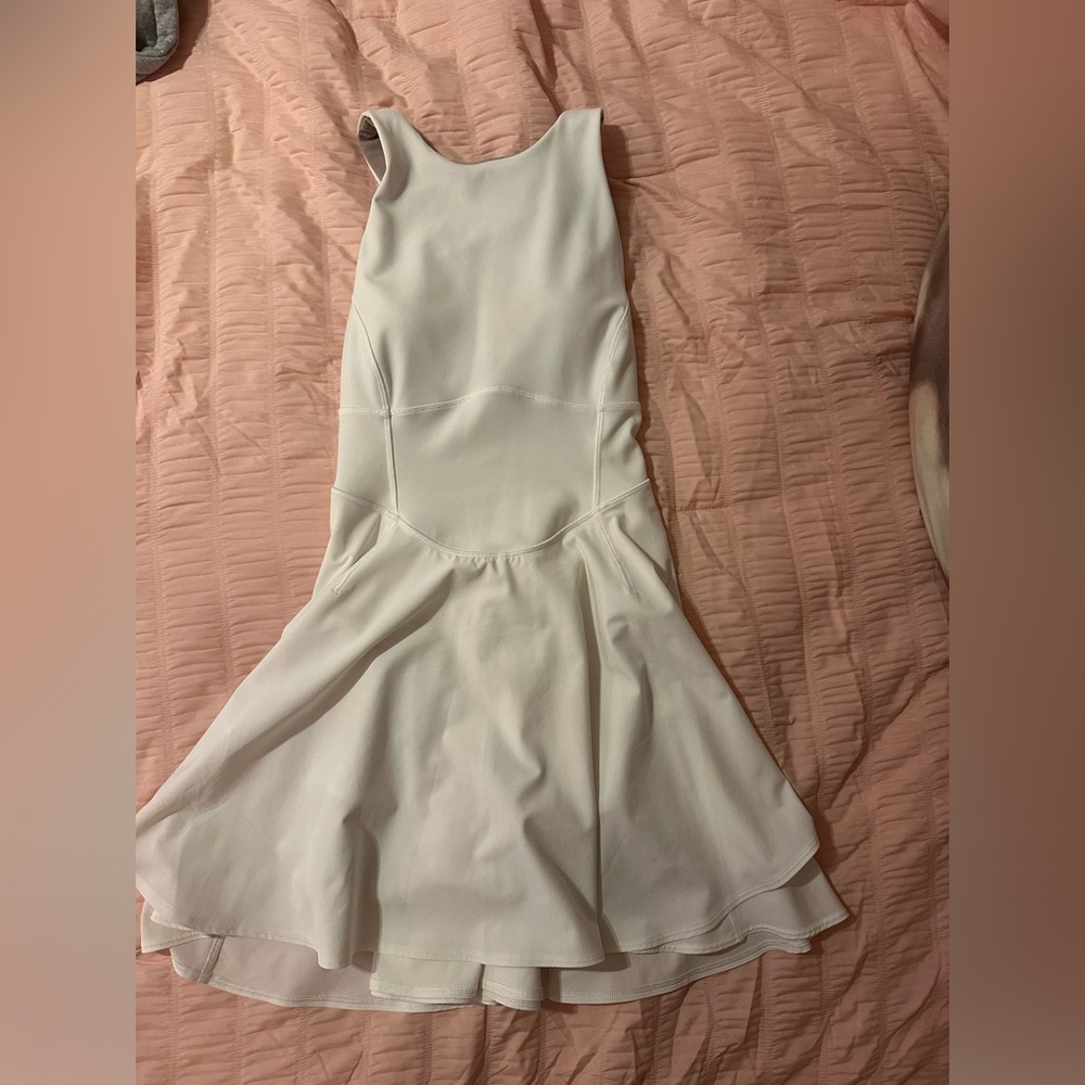White lululemon tennis dress